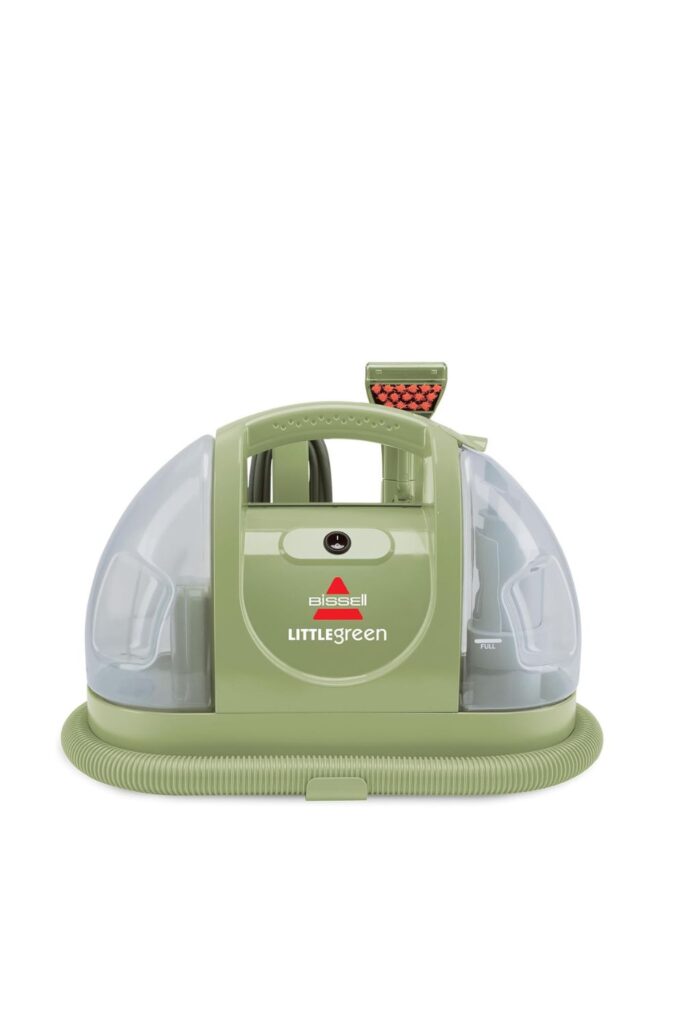 Bissell Little Green upholstery cleaning machine perfect for cleaning up dog mess and dog odor