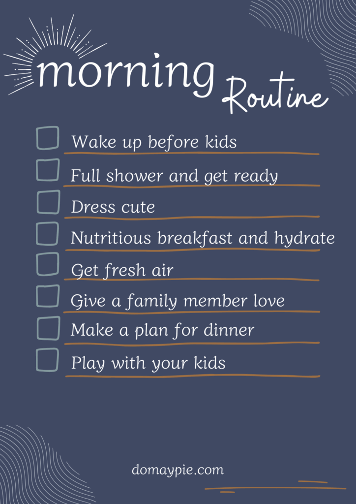 morning routine ideas