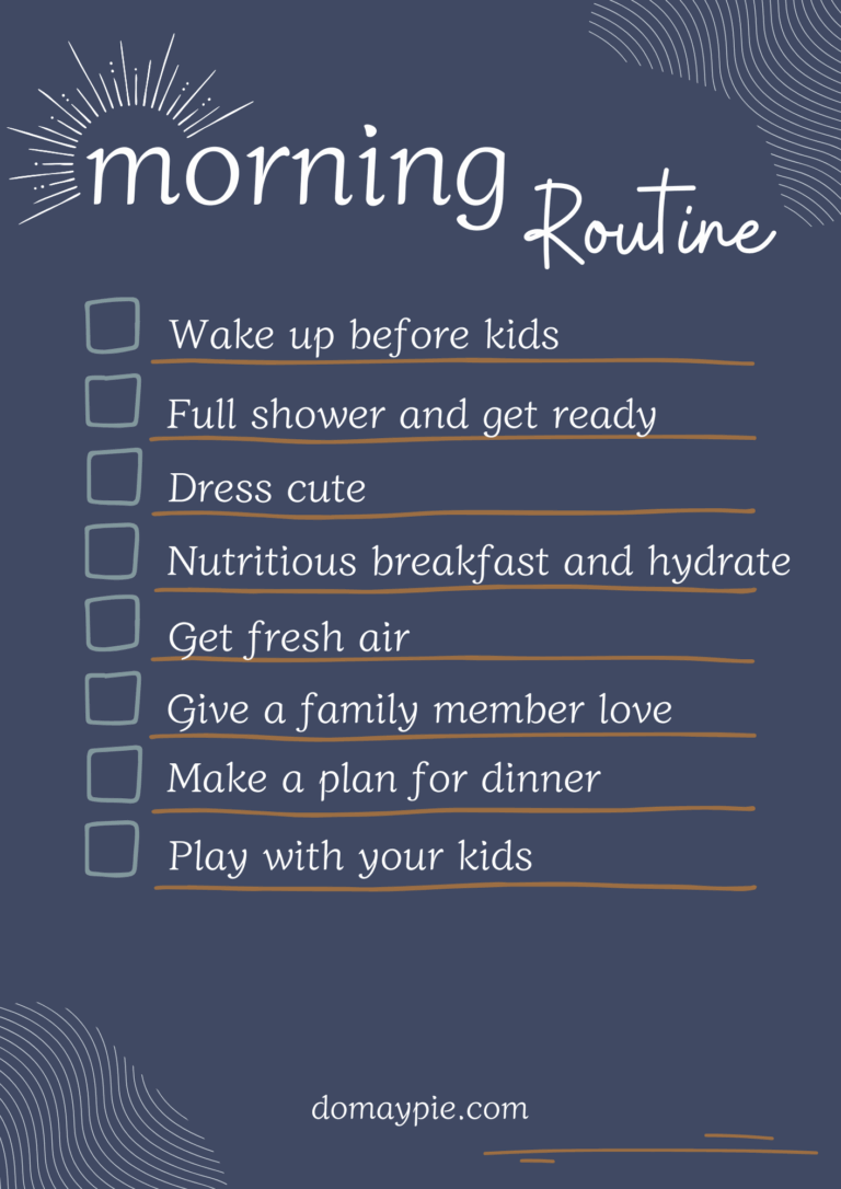 morning routine ideas